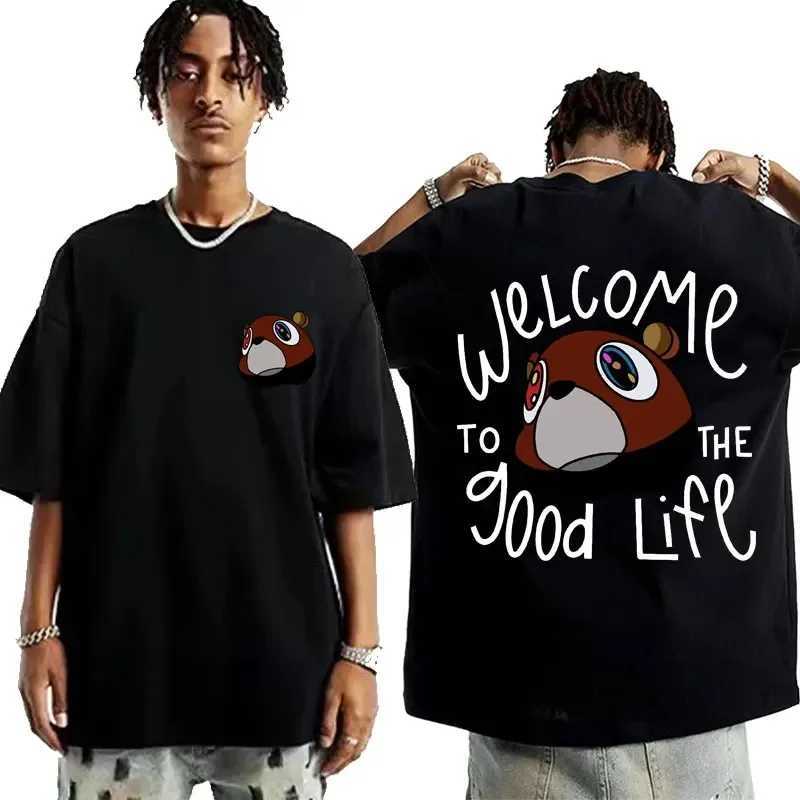 Graduation Place The Good Life Print T Shirt Mens Womens Vintage High Quality T-shirt Hip Hop Punk T Shirts Streetwear X250203