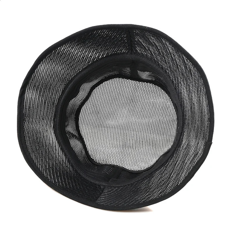 Full Mesh Oversize Panama Hat Cap Big Head Man Outdoor Fishing Sun Lady Beach Plus Size Bucket 58cm 60cm 62cm 250118