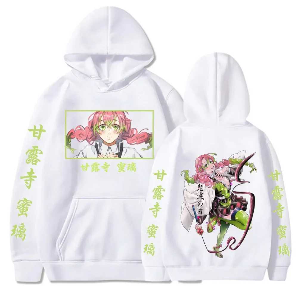 Anime Demon Slayer Kawaii Kanroji Mitsuri Hoodies Printed Men Women Harajuku Pullover Loog Sleeve Hooded Unisex SweatshirtXJ2500118