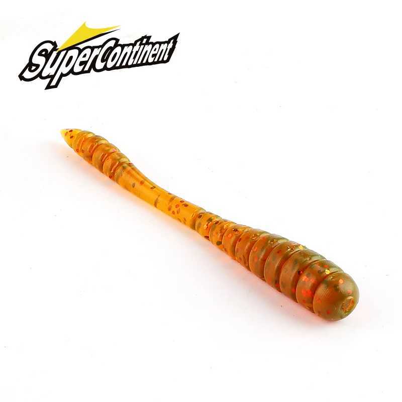 Supercontinent soft bait new tipsy fish 3cm/50pcs 5cm/14pcs fishing lures sinking tremor bait Soft Fishing Lure Fishy Worms lureXJ250122
