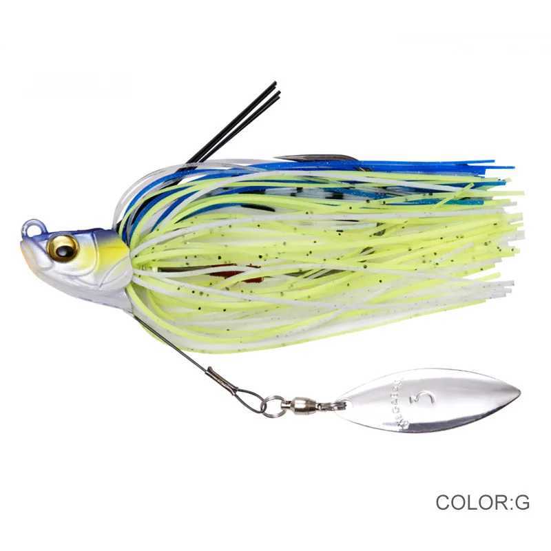 13.5G Spinner Bait Bass Jig Chatter Bait Fishing Lure Chatterbait Fishing Kit Wobblers for Bass Fishing Tackle Fishing SpoonXJ250122