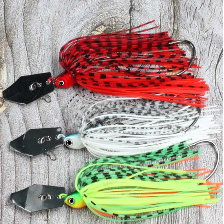 3pcs Chatterbait Fishing Lures Set Spinner Artificial Bait Skirts Kit Weedless Buzzbait Wobblers For Bass Pike Swimbait WalleyeXJ250122