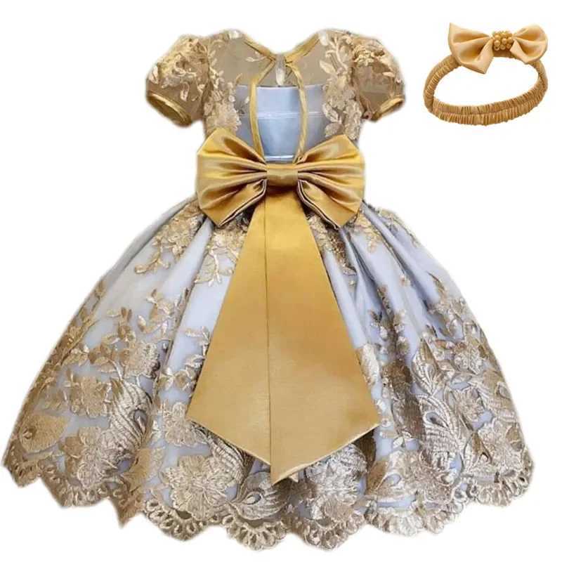 Baby Girl Dress 1 Year Birthday 3 6 9 12 18 24 Months Toddler Girl Clothes Lace Christening Gown Princess Infant Party Dresses X250203