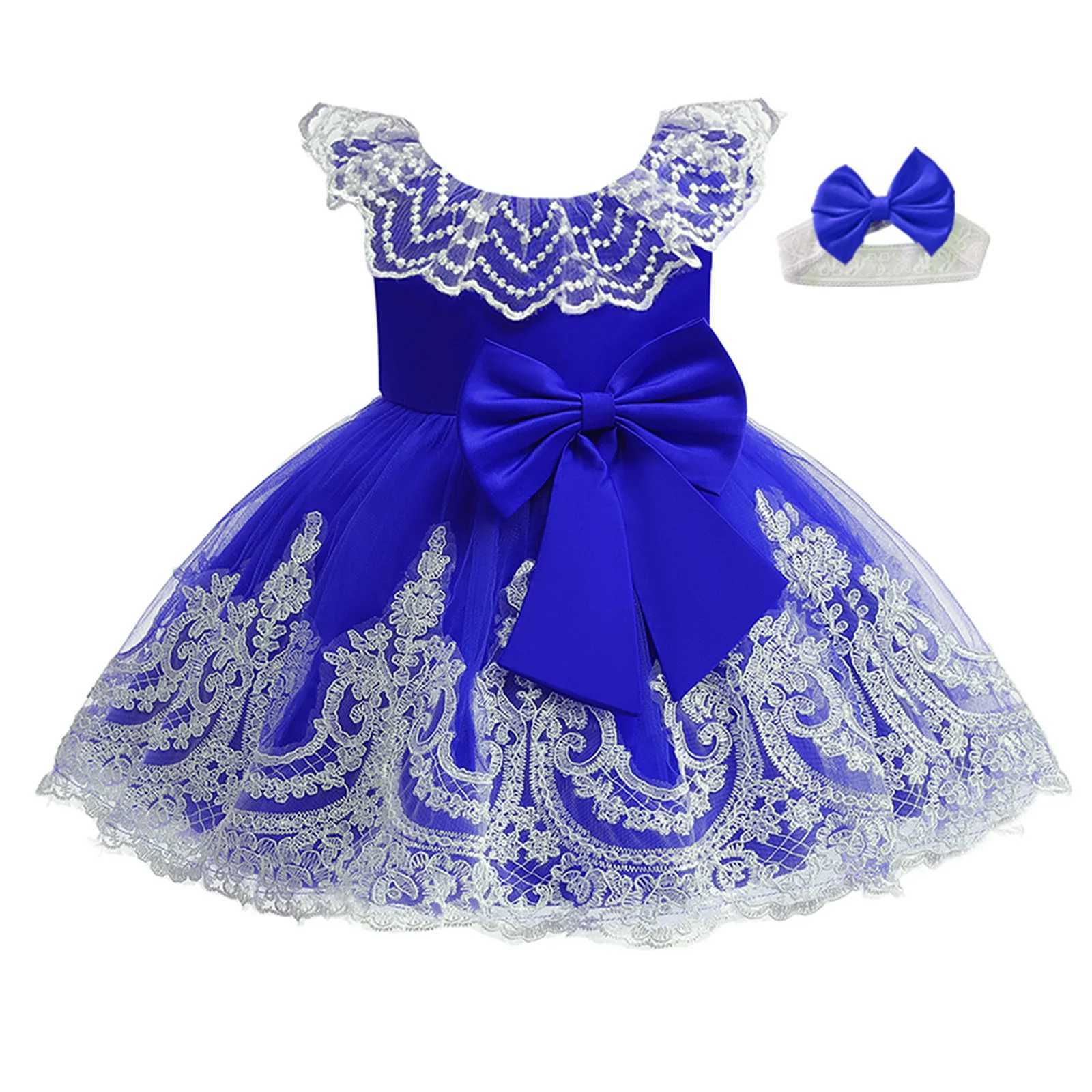Baby Girl Dress 1 Year Old Christening Birthday Tutu 1st Birthday Gown Toddler Pageant Party Wedding Infant Photo Shoot Outfit X250203