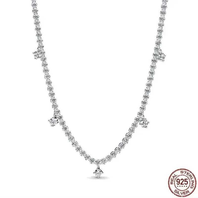 Exquisite 925 Sterling Silver Classic Shiny Heart Circular Pendant Necklace fits Design Original Charm Beads DIY Festival GiftsXJ250114