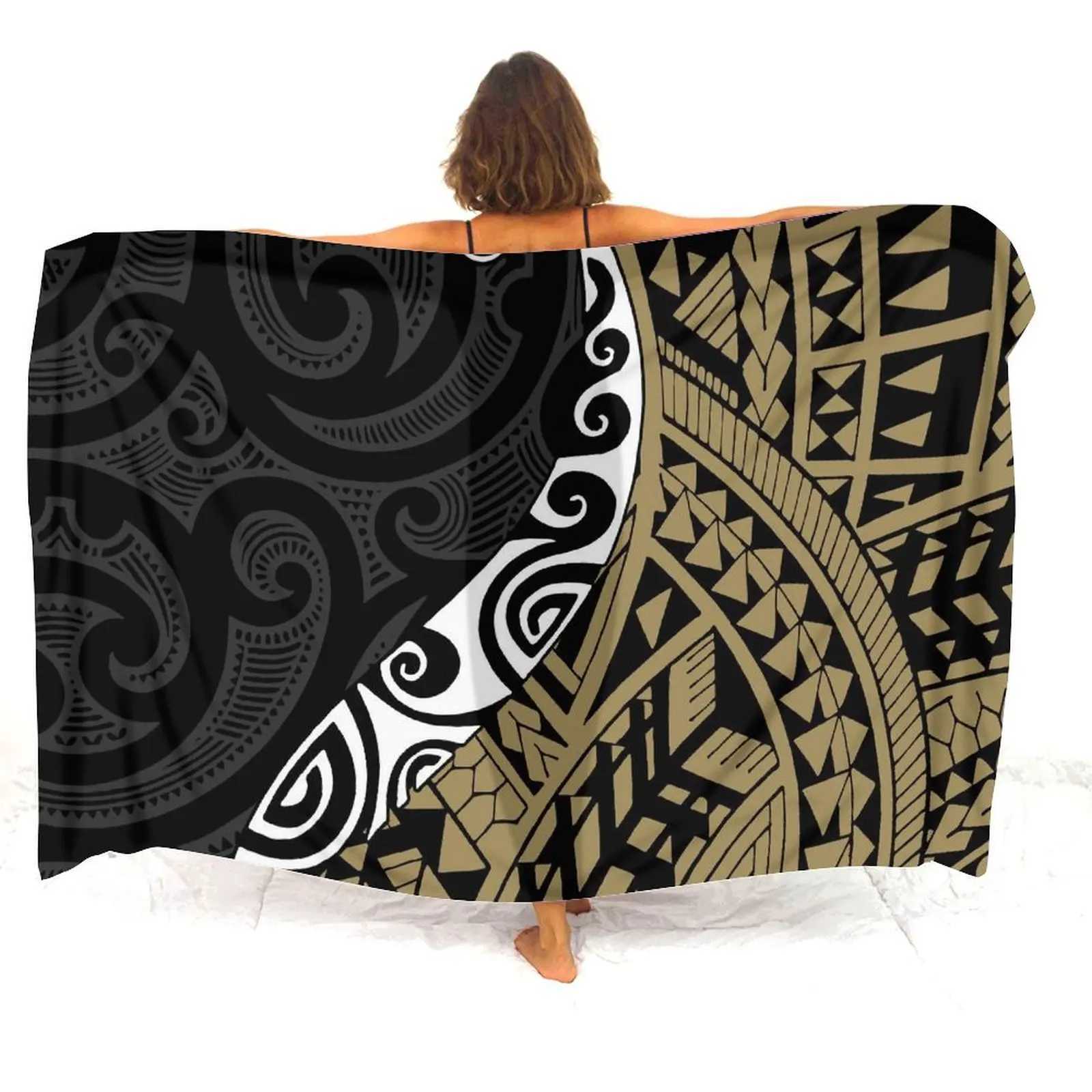Island custom Sarong elegant one-piece womens beach party banquet jacket customized pattern Polynesian style W250120