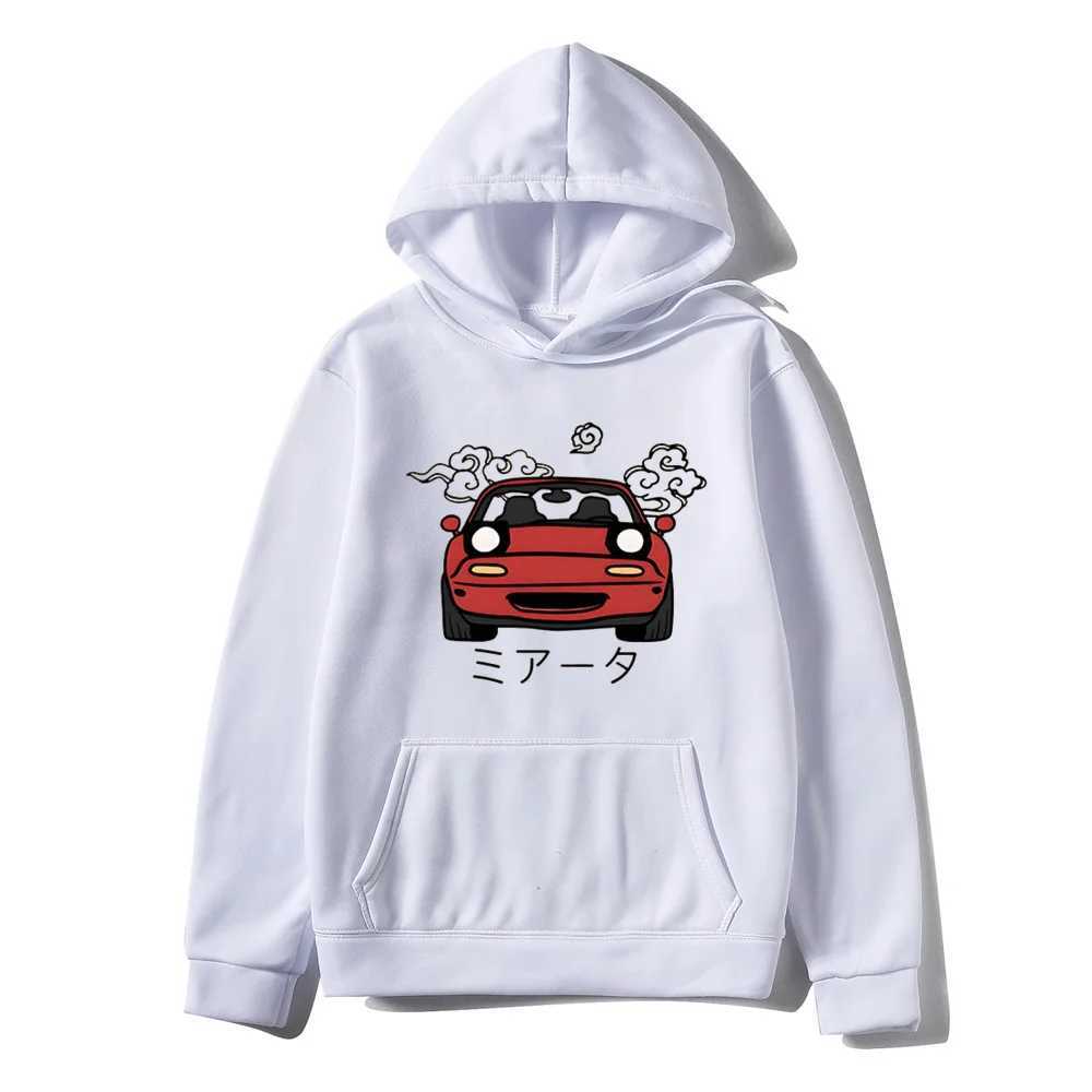 Anime Initial D Hoodie JDM Japanese Automotive Miata MX5 Printed Hoody Women Crewneck Sweatshirts Men Pullover Tops Men ClothingXJ2500118