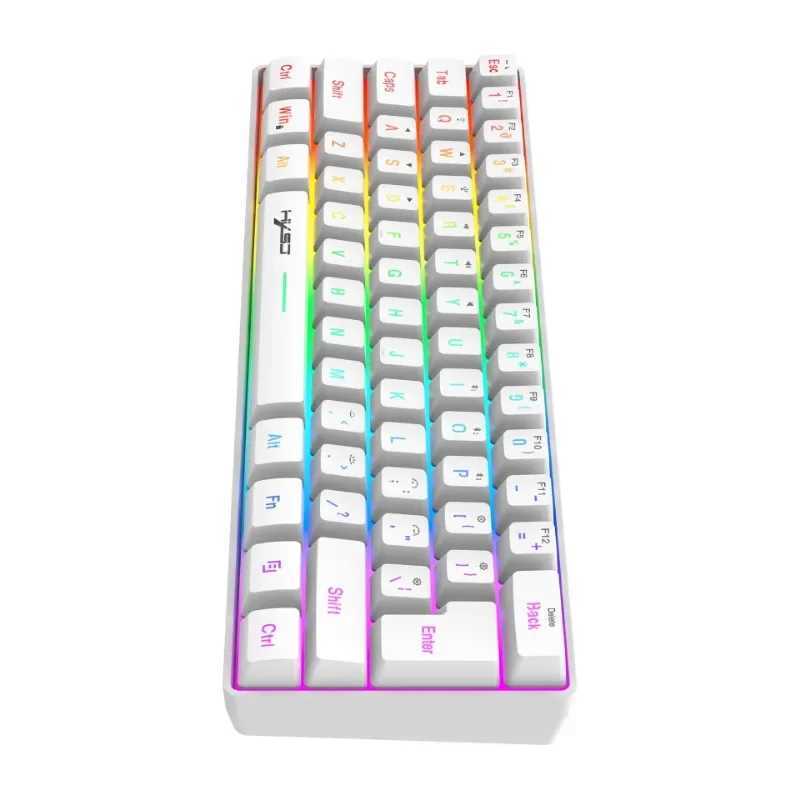keyboards and mouse white gamer wireless gaming eyboard USB 60% Computer white wireless connections combo ergonomic Pc Backlit key board X250203