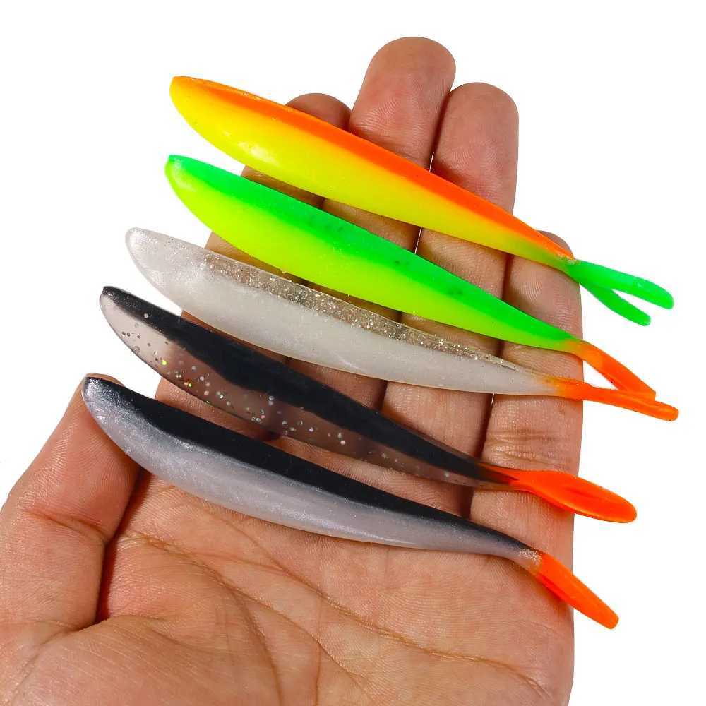 Soft Swimbait 10.5cm 3g Floating fork-Tail Fishing Lure TPR Paddle Tail Soft Lure Material Fishing BaitsXJ250122