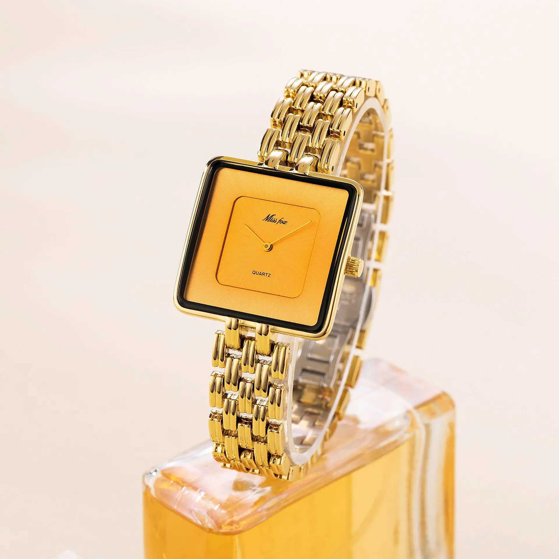 UTHAI Watch Wen Business Light Luxury Brand Middle Eastern Style Simple Waterproof Square Ladies Fashion Quartz Clock Watches X250203