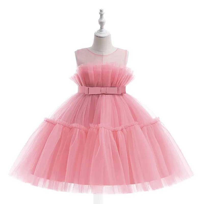 Newborn Baptism Dress For Baby Girls Princess Tutu Costume Infant 1 Year Birthday Party Dresses Toddler Girl Wedding Clothes X250203