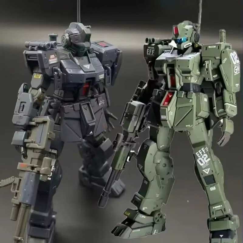 JMS HG 1/144 Midnight Color RGM-79 Spartan Jim Water Patch Assembly Model Joint Mobile Mech Warrior Robot Plastic Toy Gift W250120