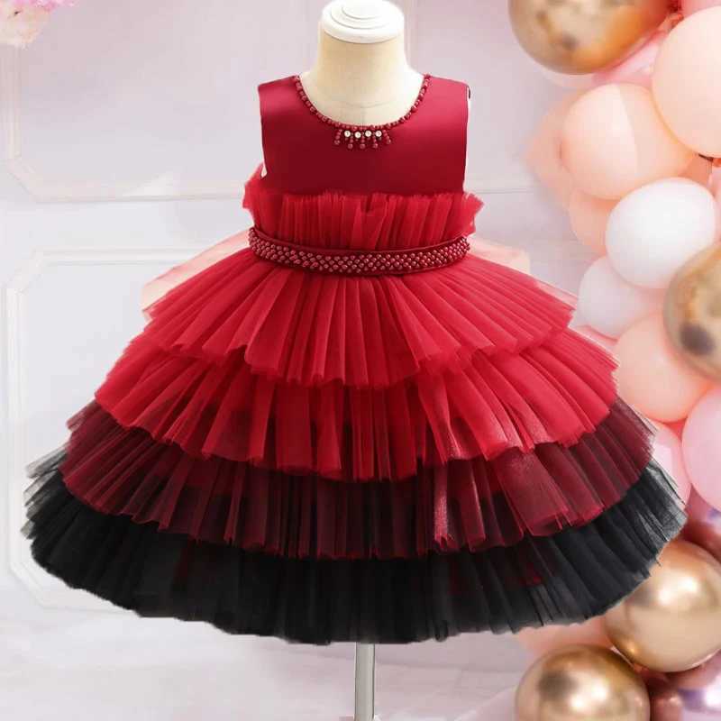 Lace Dresses Newborn Baby Girls Dress 2022 Christmas Infant Party 1st Birthday Dress For Girls Princess Baptism Dresses X250203