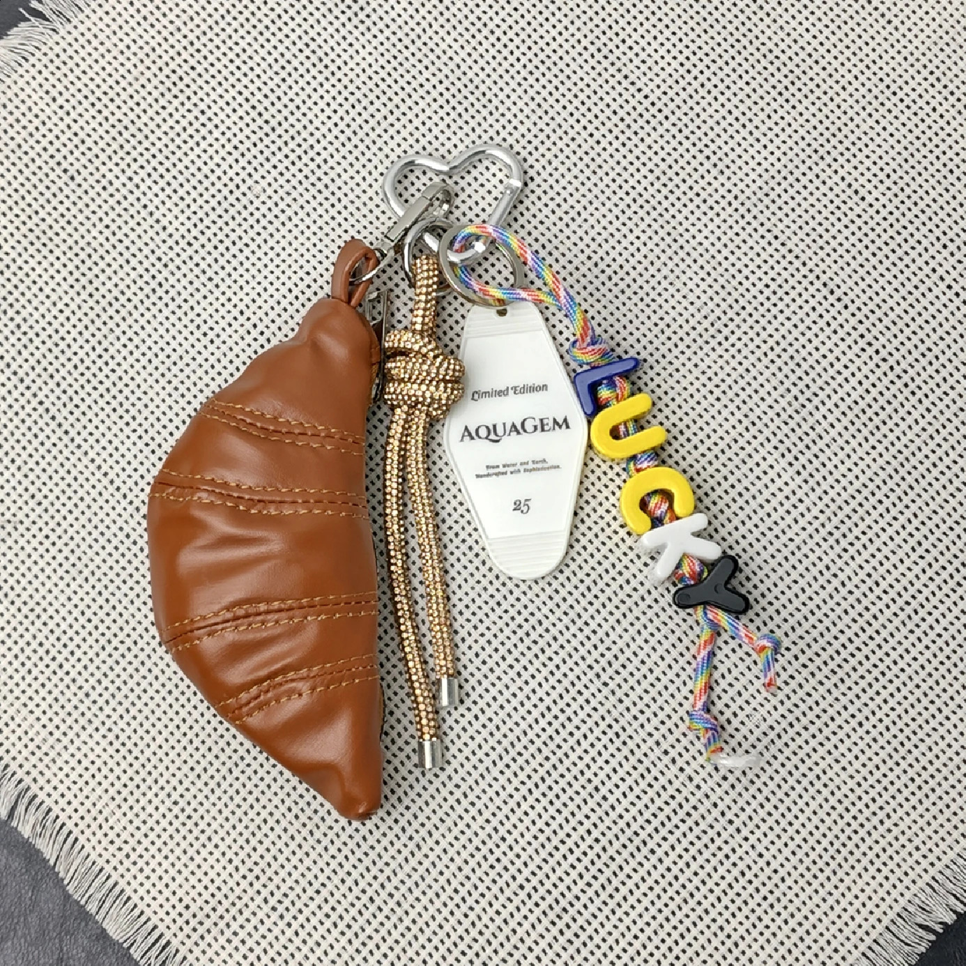 Fashion Ox Horn Bag Pendant Coin Purse Lucky Hanging Rope Exquisite Storage Functional Dumpling Bag Key Accessories Gift250114