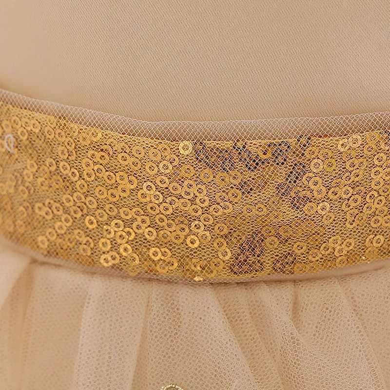 Flower Champagne 1srt Baby Clothing Princess Clothing Baptist Dress Baby Vest Preschool Ceremony X250203