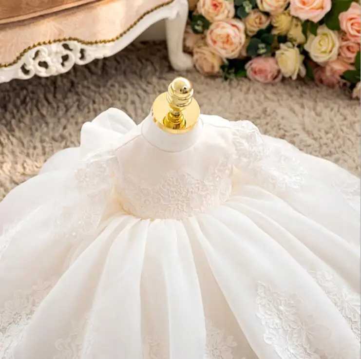 Toddler Girl Baptism Dress Lace Christmas Costumes Princess Dresses 1 Year Birthday Ball Gown Kids Party Wear Dresses For Girls X250203