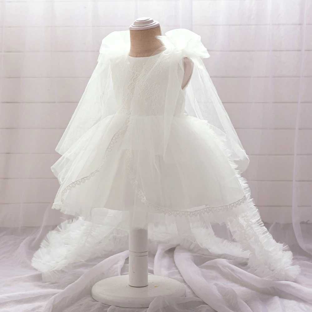 Baby Girls Elegant Princess Dress Toddler Birthday Wedding Party Dresses Infant Tulle Baptism Costume Children Clothes Dresses X250203