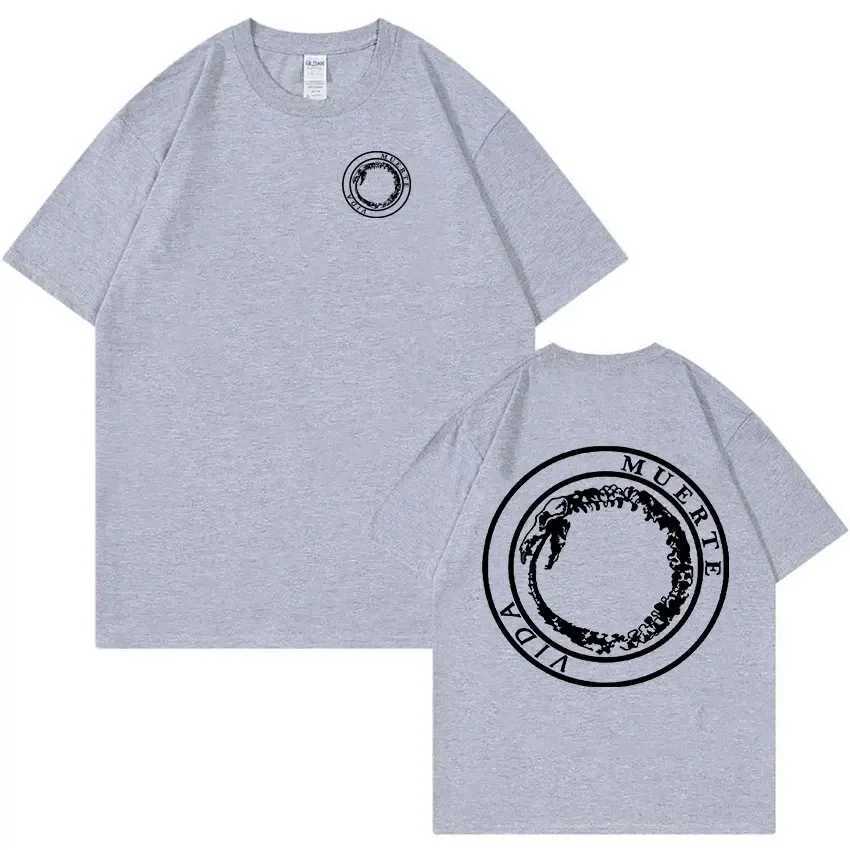 Canserbero Graphic Print T Shirt Mens Vintage Fashion Short Sleeve Womens Cotton Oversized T Shirt Hip Hop Streetwear Tees TopsXJ250117