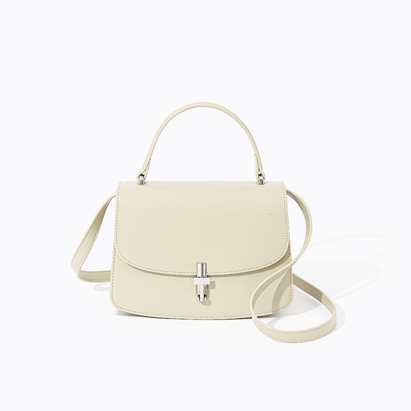 Bag New French Organ Bag Elegant And Elegant, Unique Single Shoulder Bag, High End Genuine Leather Fashion Versatile Handbag