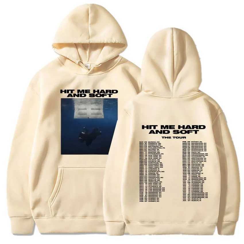 Hit Me 2024 Hip Hop Hard And Soft Tour Hoodies Autumn Winter Men Women Long Sleeve Sweatshirts Harajuku Comfortable PulloversXJ2500118