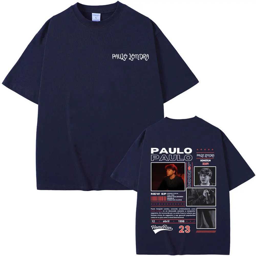 Best Famous Rapper Paulo London Homerun Graphic T-shirts Men Women Hip Hop Vintage T Shirts Male Fashion Casual Oversized Tshirt X250203
