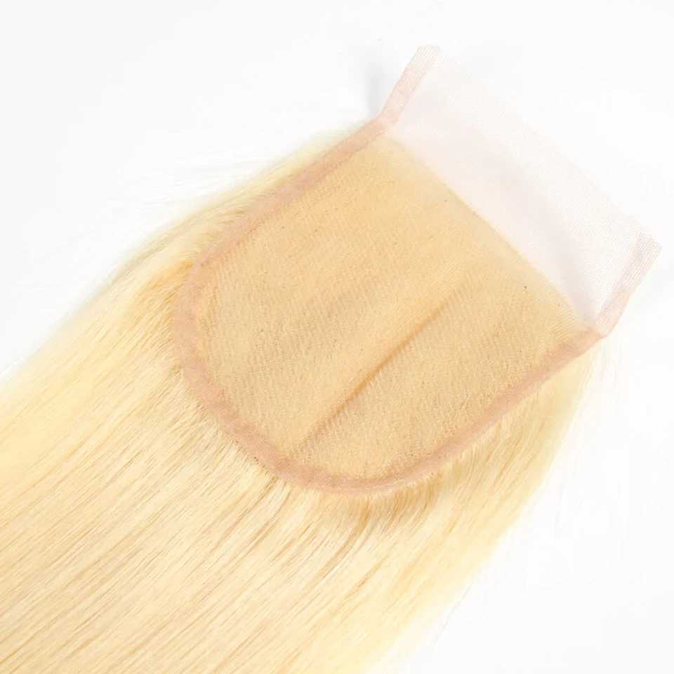 613 Blonde Straight 4x4 Top Lace Clo Straight Human Hair Clo Brazilian Straight Lace Clo Straight Lace CloXJ250120