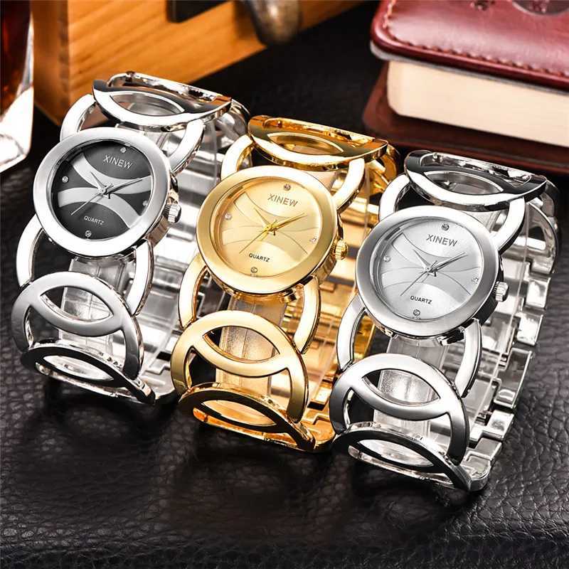 Luxury Brand Lady Gold Watches Fl Stainless Steel Magic Wen Bracelet Womens Watches Famous Brands Montre Vintage Femme 2024 X250203