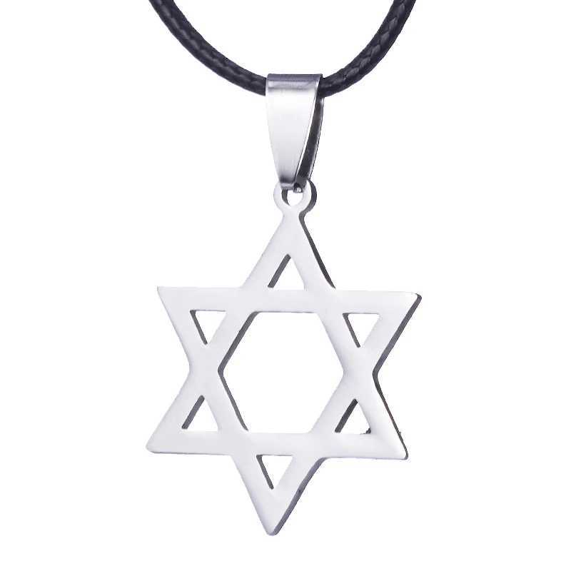 ZRM Jewelry Stainless steel Creative Mens Razor Pendant Black Color Leather Chain Necklace WholesaleXJ250121