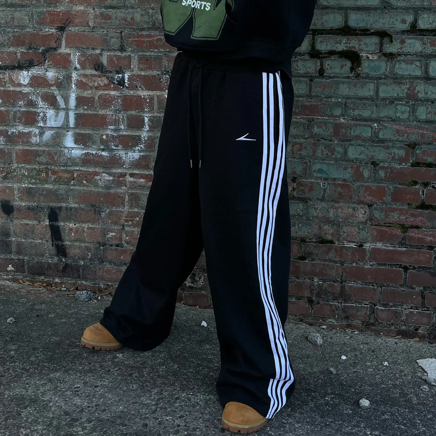 American Fashion Striped Oversized Loose Mens Retro Jogging Pants Y2K Harajuku Hip Hop Goth Casual Joker Womens Sweatpants 250122