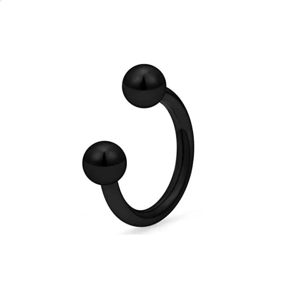 19PCS 16G Steel Lip Hoop Ring Crystal Cubic Horseshoe Barbell Tragus Cartilage Earring Helix Daith Septum Piercing 250110