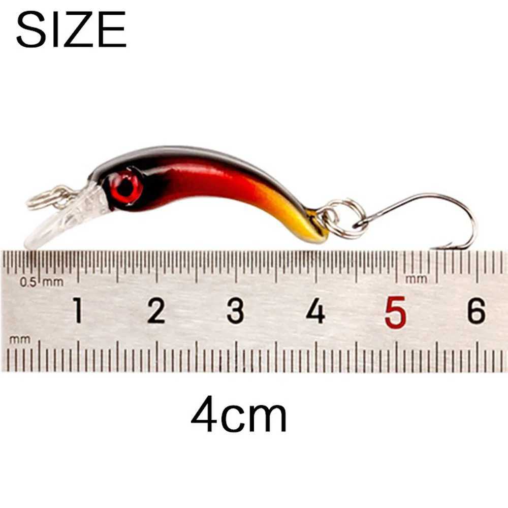 FLYSAND 8Pcs/Box Floating Mini Minnow Fishing Lures Artificial Hard Bait Sharp Hook Crankbait Lure Fishing AccessoriesXJ250122