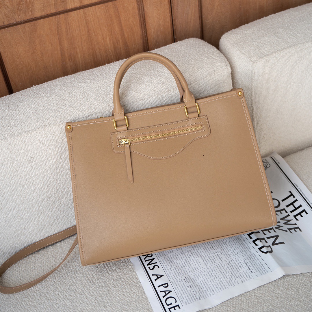 Genuine leather women's 2024 autumn/winter new item large capacity daily versatile high-end commuting single shoulder crossbody tote bag