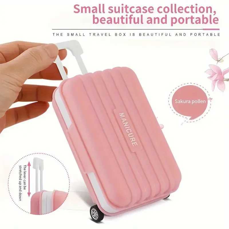 12Pcs Nail Clippers Manicure Tool Set with Travel Suitcase Grooming Stainless Steel Nail Cutter Professional Pedicure Nail ToolsXJ250116