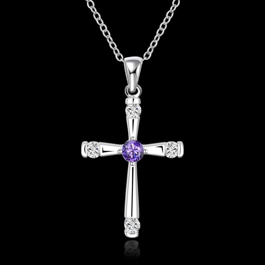 Noble 925 Sterling Silver Pendant diamond Necklace For Women Holiday gifts luxury designer party wedding crystals JewelryXJ250114