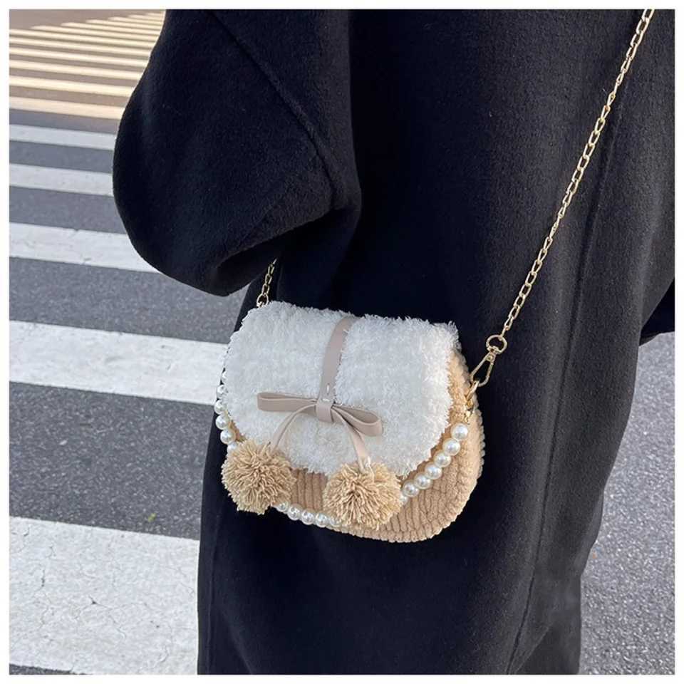 Handmade Female Crossbody Bags Coin Purse DIY Material Bag Self Woven Handheld Bag Mini Handbags Shoulder Bag For GirlfriendXJ250121