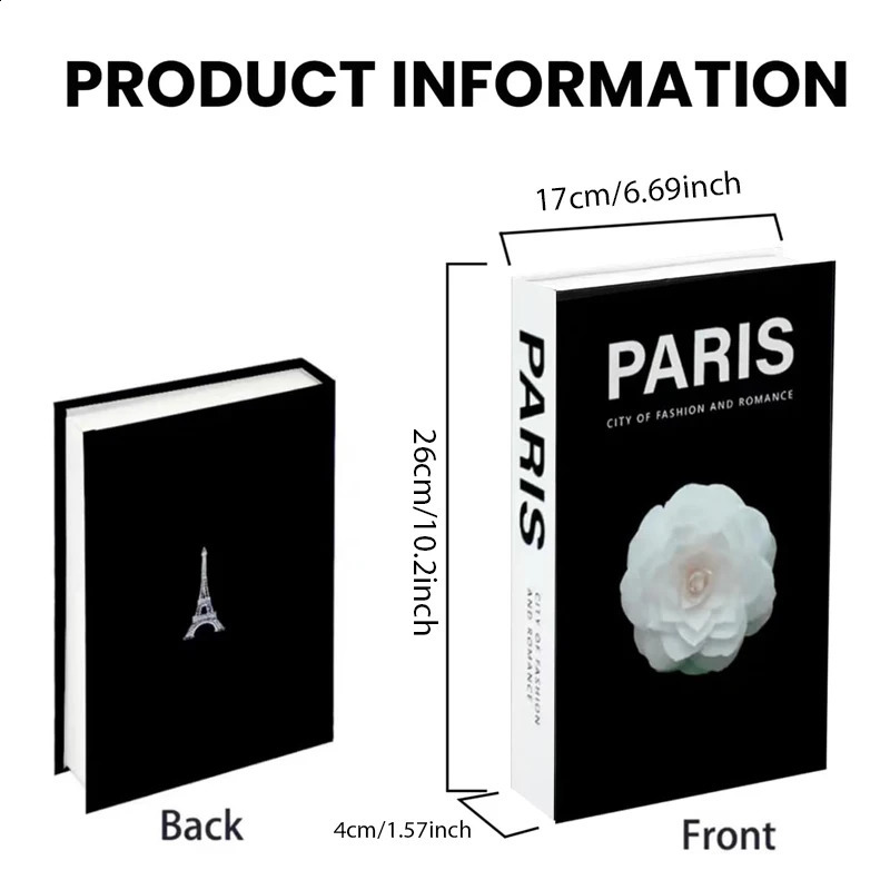 2025 Travel Series Book Storage Box Decorative Books Ibiza Miami Hawaii Coffee Table Bedroom Interior Home Decor 250109