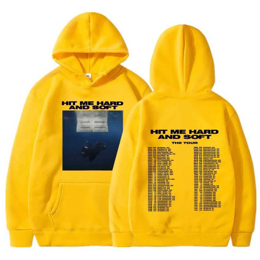 Hit Me 2024 Hip Hop Hard And Soft Tour Hoodies Autumn Winter Men Women Long Sleeve Sweatshirts Harajuku Comfortable PulloversXJ2500118