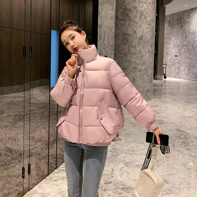 Reflective Jacket Clothes Coat Women's Woman New Clothing Winter Parka Puffer Down Korean Style Jackets Elegant Coats Female