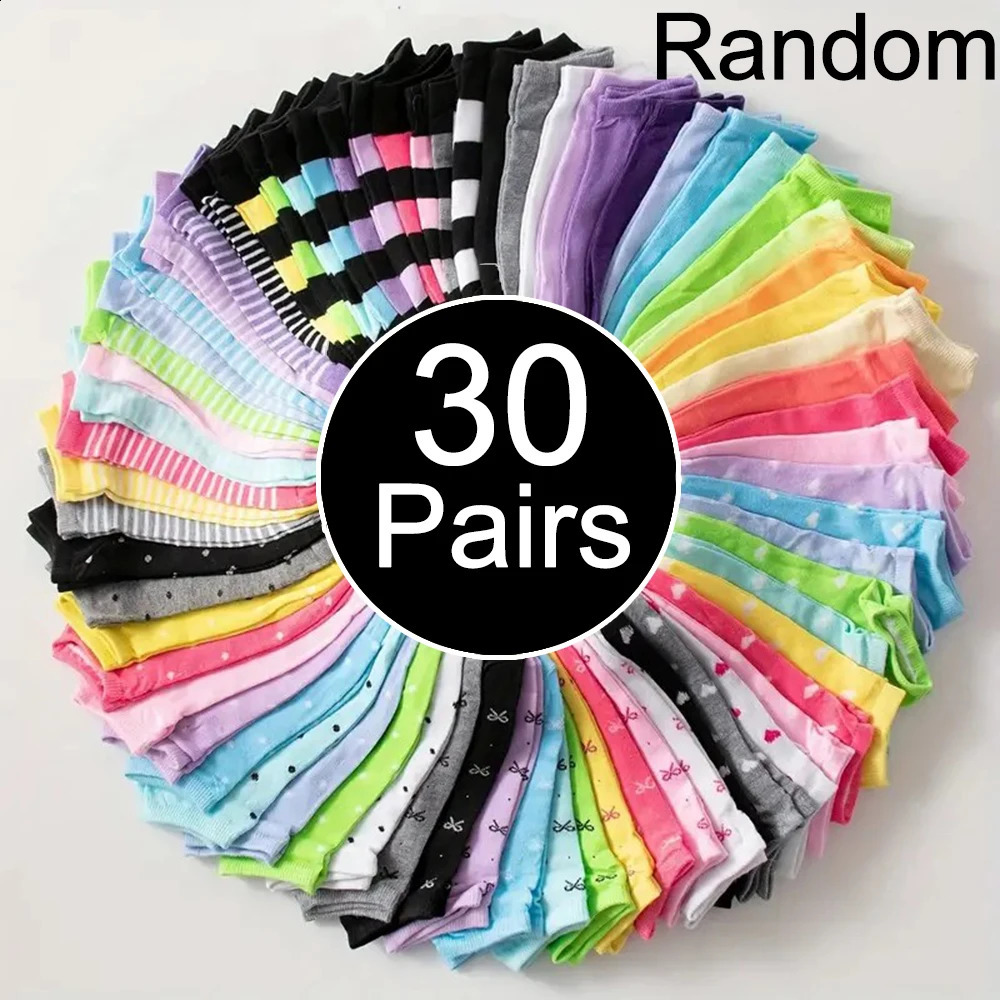 10/20/30 Double Candy colored Women Short Socks Fashion Colorful Stripes Soft Comfortable Breathable Casual Women Ankle Socks 250121