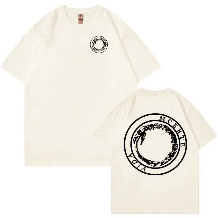 Canserbero Graphic Print T Shirt Mens Vintage Fashion Short Sleeve Womens Cotton Oversized T Shirt Hip Hop Streetwear Tees TopsXJ250117