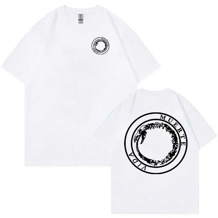 Canserbero Graphic Print T Shirt Mens Vintage Fashion Short Sleeve Womens Cotton Oversized T Shirt Hip Hop Streetwear Tees TopsXJ250117