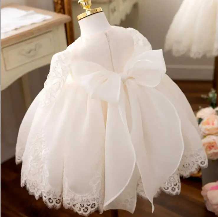 Toddler Girl Baptism Dress Lace Christmas Costumes Princess Dresses 1 Year Birthday Ball Gown Kids Party Wear Dresses For Girls X250203