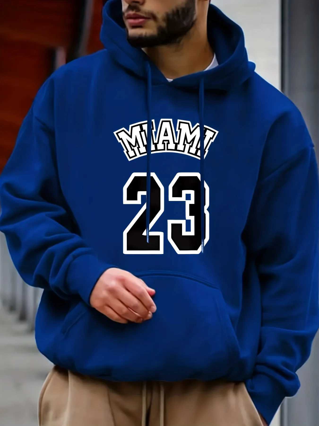 Mens Autumn Winter Loose Fitting Long Sleeved Hoodie hoodie Long Sleeves O-neck Pullovers Sporty and Rich ClothingXJ2500118