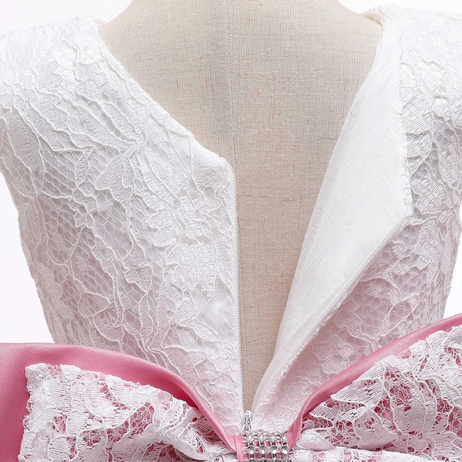 White Baptism Dress Princess Ball Gown for Baby Girls 12-24M X250203