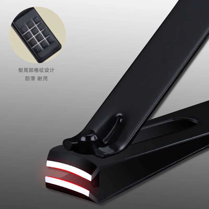 8/11/13/17/19/23pcs Black Nail Clippers Set Facial Cleansing Tools Nail Toenails Trimming Care Manicure Kit with Travel CaseXJ250116