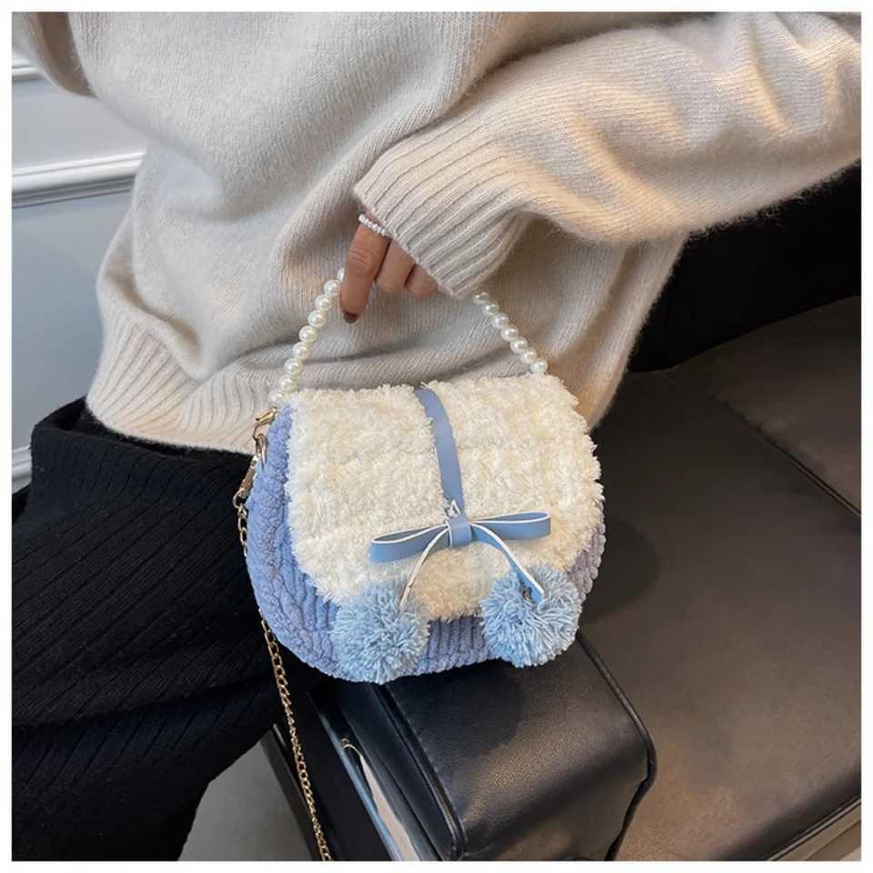 Handmade Female Crossbody Bags Coin Purse DIY Material Bag Self Woven Handheld Bag Mini Handbags Shoulder Bag For GirlfriendXJ250121