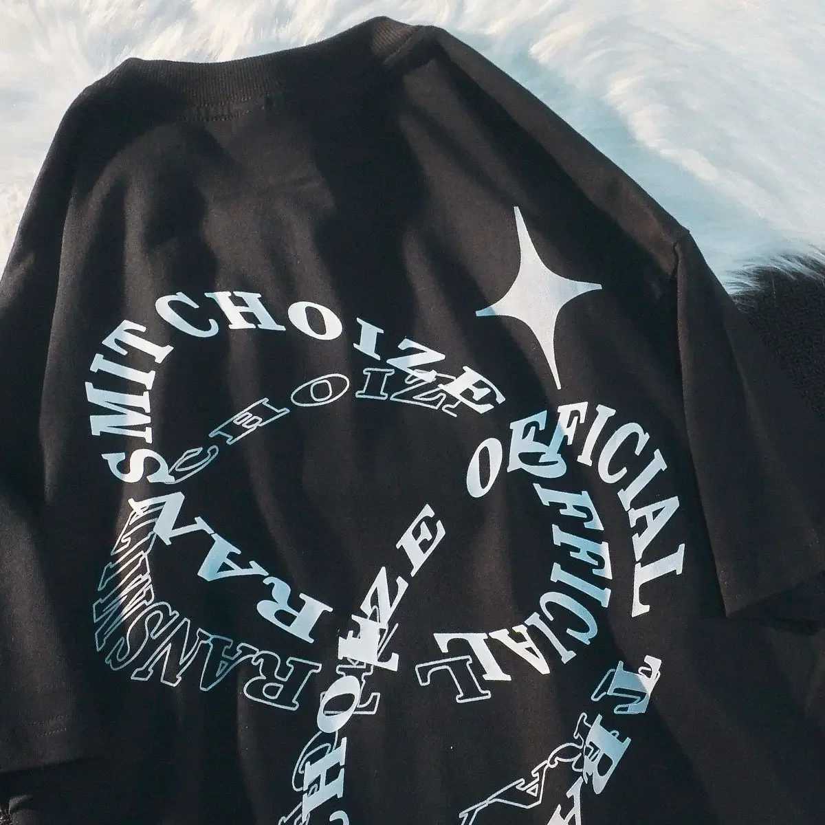 Oversized T Shirt Women Design Sense High Street Print Short Sleeve T-shirt Men Loose Casual Harajuku Female Graphic T Shirts X250203