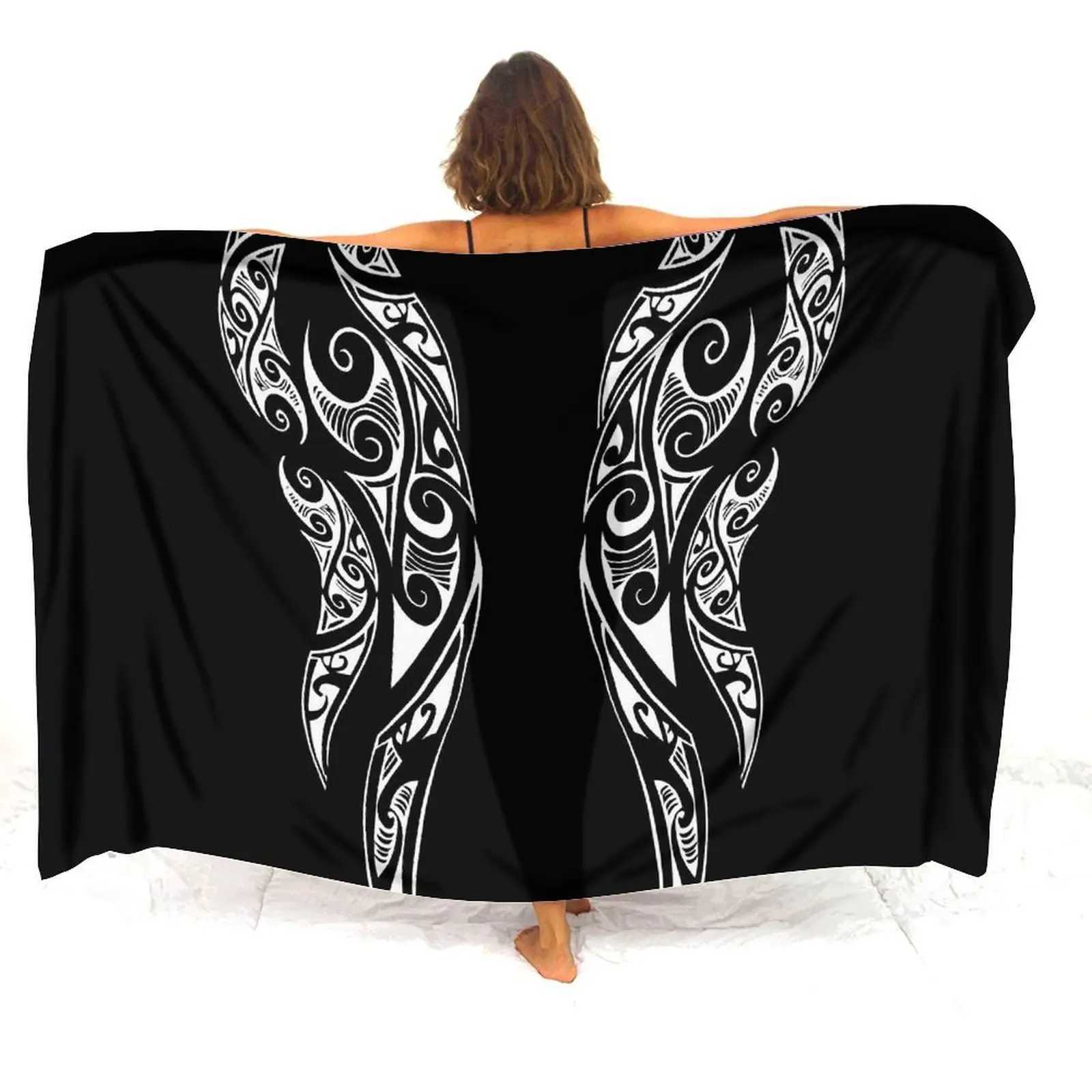 Fiji Island Style Custom Blank Fashion Envelope Skirt Haiian Thin Skirt Polynesian Tribe Soft One Piece Beach Envelope W250120