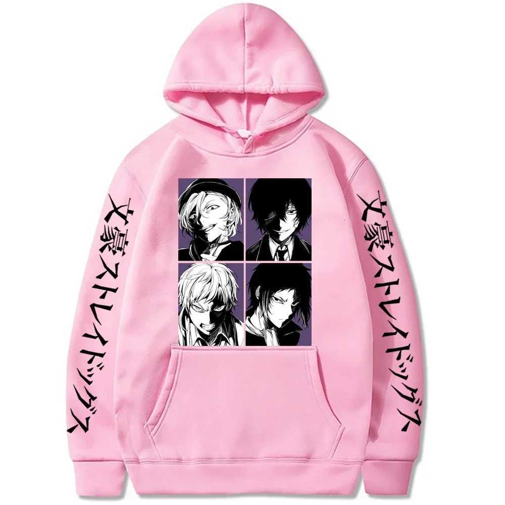 Anime Bungo Stray Dogs Nakajima Atsushi Dazai Osamu hoodies Casual Hoodies Cool Cartoon Streetswear Men Unisex Top SweatshirtXJ2500118