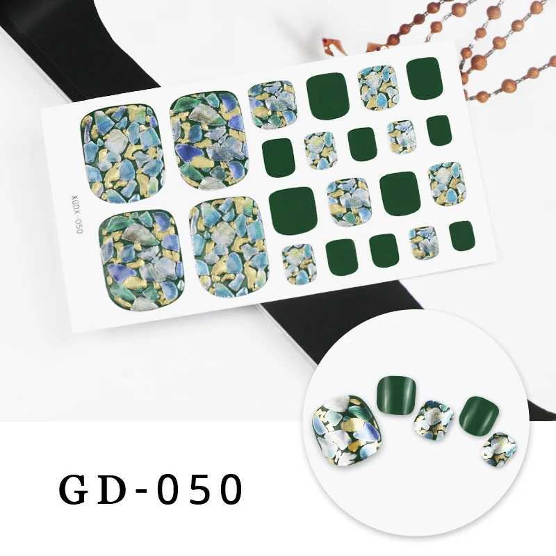 Sanuxc Adhesive Nail Stickers Wholesale Supplise Nail Polish Stickers for Foot Manicure Decals Full Cover Stickers for Nails ArtXJ250120